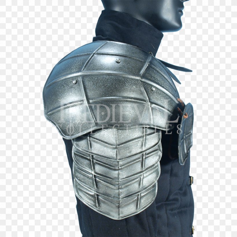 Pauldron Armour Gorget Live Action Role-playing Game Cuirass, PNG, 855x855px, Watercolor, Cartoon, Flower, Frame, Heart Download Free