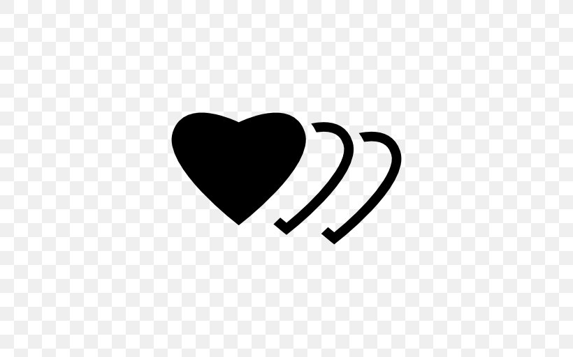 Heart Shape Symbol, PNG, 512x512px, Heart, Black, Black And White, Brand, Circular Motion Download Free