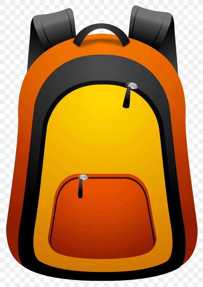 Backpack Thumbnail Clip Art, PNG, 4506x6367px, Backpack, Bag, Drawing, Orange, Public Domain Download Free