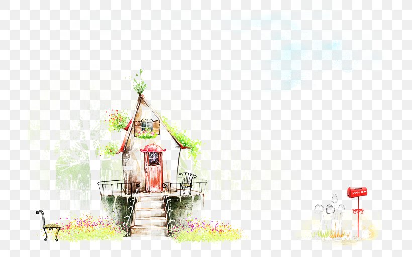 Drawing Wallpaper, PNG, 709x513px, Drawing, Art, Cartoon, Fairy Tale, Floral Design Download Free