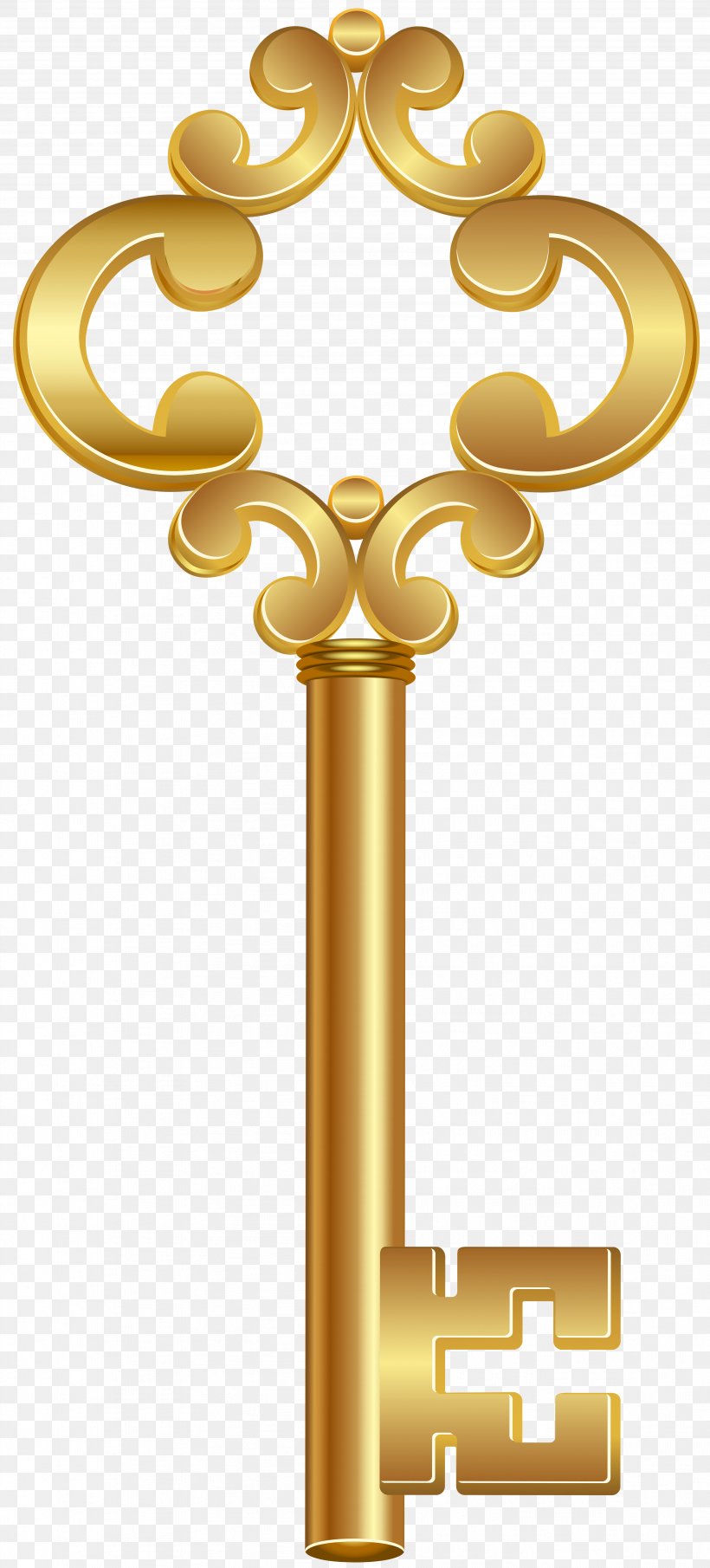 Gold Key Clip Art, PNG, 3623x8000px, Gold, Brass, Drawing, Key, Symbol Download Free