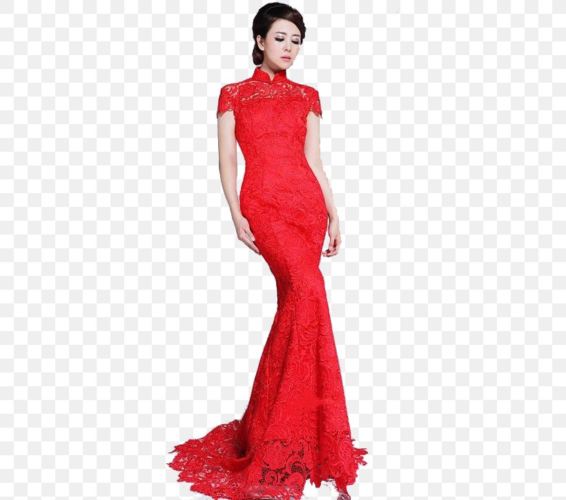 Wedding Dress Evening Gown Sleeve Cheongsam, PNG, 450x725px, Dress, Ball Gown, Bridal Party Dress, Cheongsam, Clothing Download Free