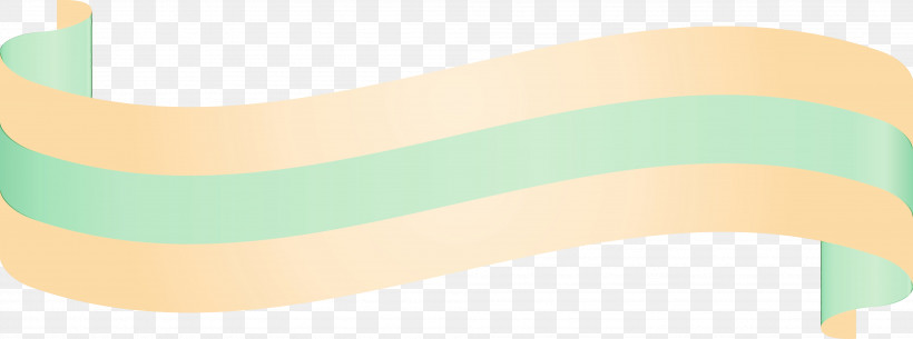 Yellow Turquoise Beige Material Property, PNG, 4008x1493px, Ribbon, Beige, Material Property, Paint, S Ribbon Download Free