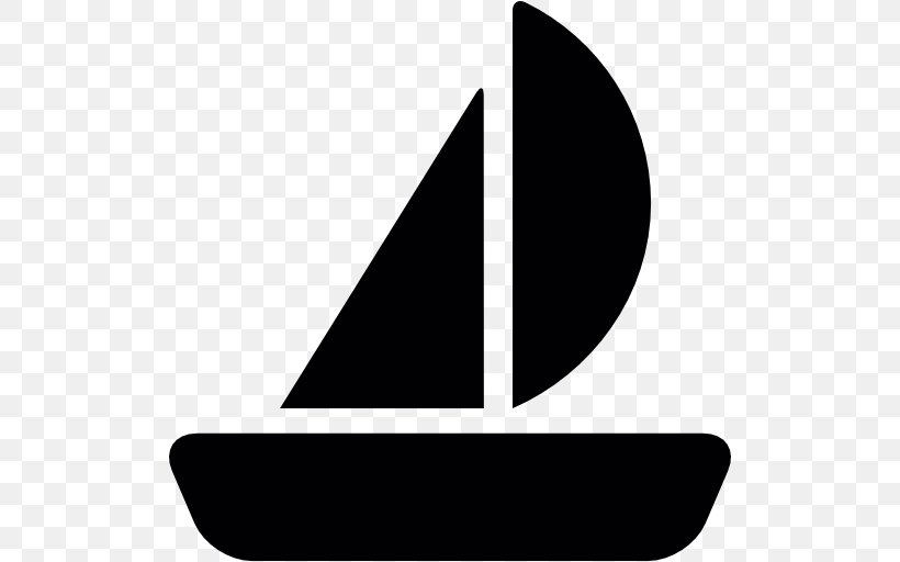Sailboat Sailing Ship, PNG, 512x512px, Sailboat, Black, Black And White, Boat, Brand Download Free