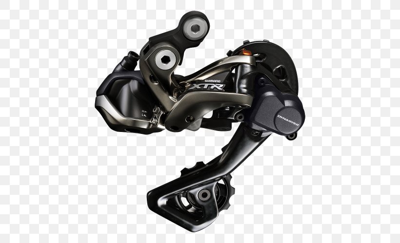 Electronic Gear-shifting System Shimano XTR Bicycle Mountain Bike, PNG, 750x499px, Electronic Gearshifting System, Auto Part, Bicycle, Bicycle Chains, Bicycle Derailleurs Download Free