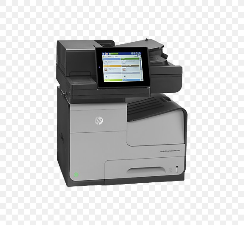 Hewlett-Packard B5L06A HP Officejet Enterprise X585z Colour MFP Inkjet Printer HP Inc. HP Officejet Enterprise Color Flow X585z Multi-function Printer Printing, PNG, 700x755px, Hewlettpackard, Business, Color Printing, Electronic Device, Fax Download Free