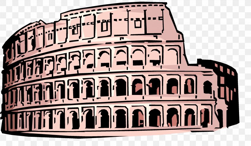 Colosseum Ancient Rome Clip Art Openclipart Vector Graphics, PNG, 3163x1841px, Colosseum, Ancient Roman Architecture, Ancient Rome, Art, Drawing Download Free