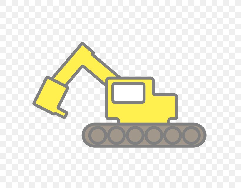 Illustration Clip Art Excavator Heavy Machinery, PNG, 640x640px, Excavator, Area, Brand, Car, Heavy Machinery Download Free