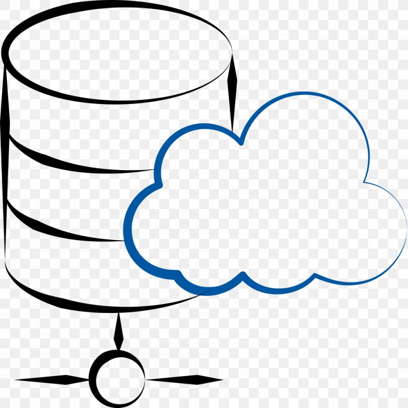 Cloud Computing Information Technology Web Hosting Service Clip Art, PNG, 1000x1000px, Cloud Computing, Area, Artwork, Black And White, Business Download Free