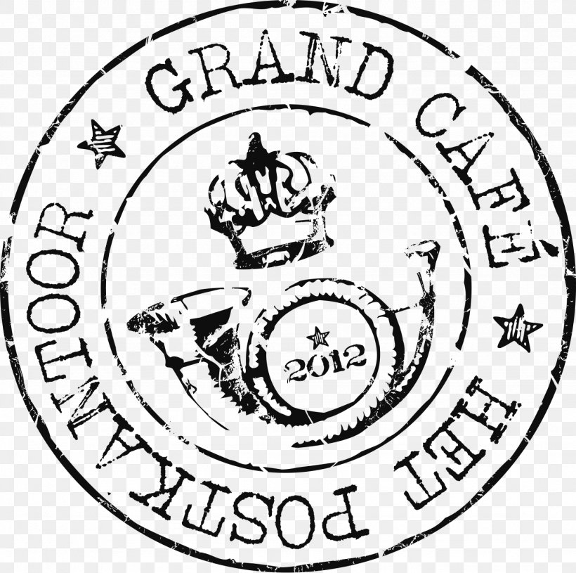 Grand Café Het Postkantoor Logo Hoogeveens Aannemersbedrijf Bv Product Font, PNG, 1434x1426px, Logo, Afacere, Animal, Area, Black And White Download Free