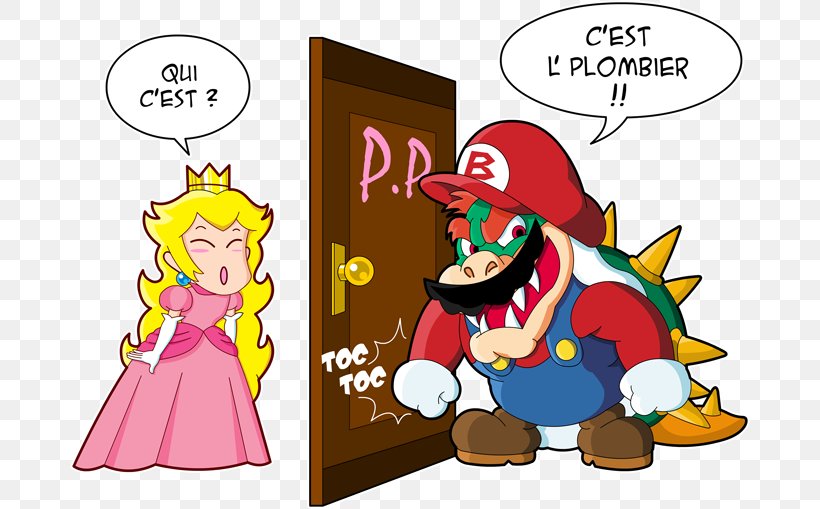 Super Mario Bros. Bowser Princess Peach, PNG, 680x509px, Mario Bros, Area, Art, Bowser, Cartoon Download Free