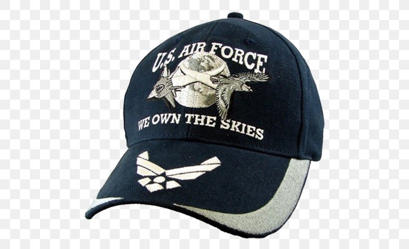 Baseball Cap United States Air Force Symbol, PNG, 500x500px, Baseball Cap, Air Force, Baseball, Brand, Cap Download Free