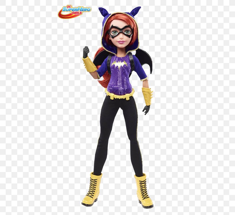 Batgirl Wonder Woman DC Super Hero Girls Supergirl Action Doll Superhero, PNG, 450x750px, Batgirl, Action Fiction, Action Figure, Action Toy Figures, Comics Download Free