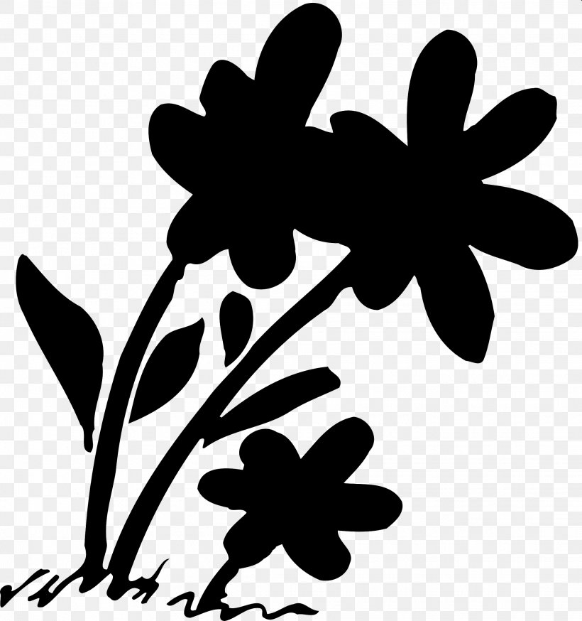 Black & White, PNG, 2238x2387px, Black White M, Blackandwhite, Botany, Branch, Flower Download Free