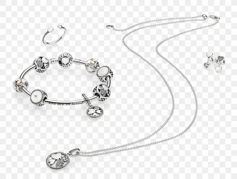 Bracelet Earring Pandora Jewellery Silver, PNG, 1000x757px, Bracelet, Bijou, Body Jewelry, Chain, Charm Bracelet Download Free