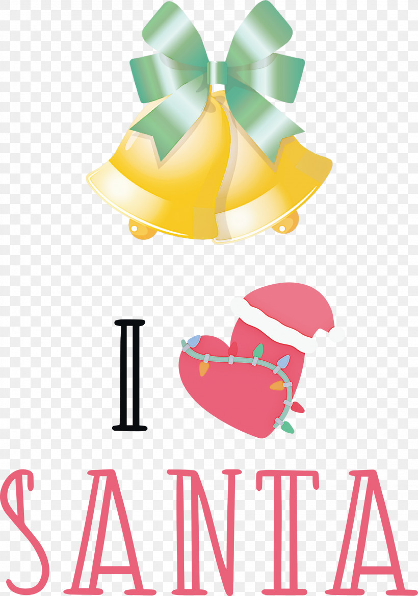 I Love Santa Santa Christmas, PNG, 2105x3000px, I Love Santa, Black, Christmas, Fine Arts, Logo Download Free