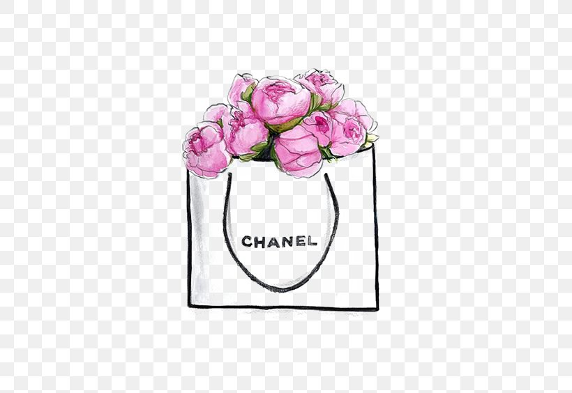 Chanel No. 5 Drawing Handbag, PNG, 564x564px, Chanel, Artificial Flower, Bag, Chanel No 5, Clothing Download Free
