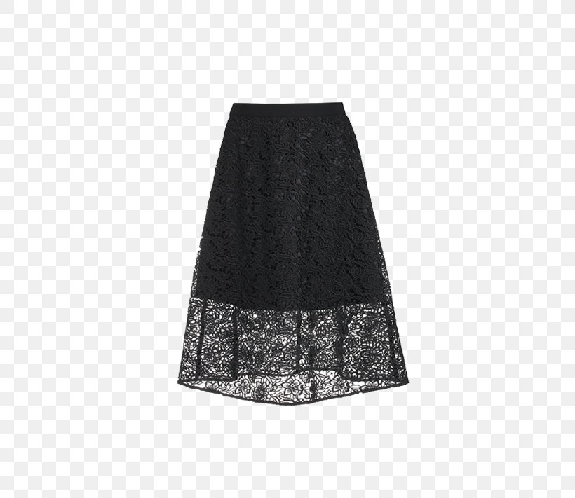 Skirt T-shirt Lace Dress, PNG, 400x711px, Skirt, Black, Black And White, Clothing, Collar Download Free