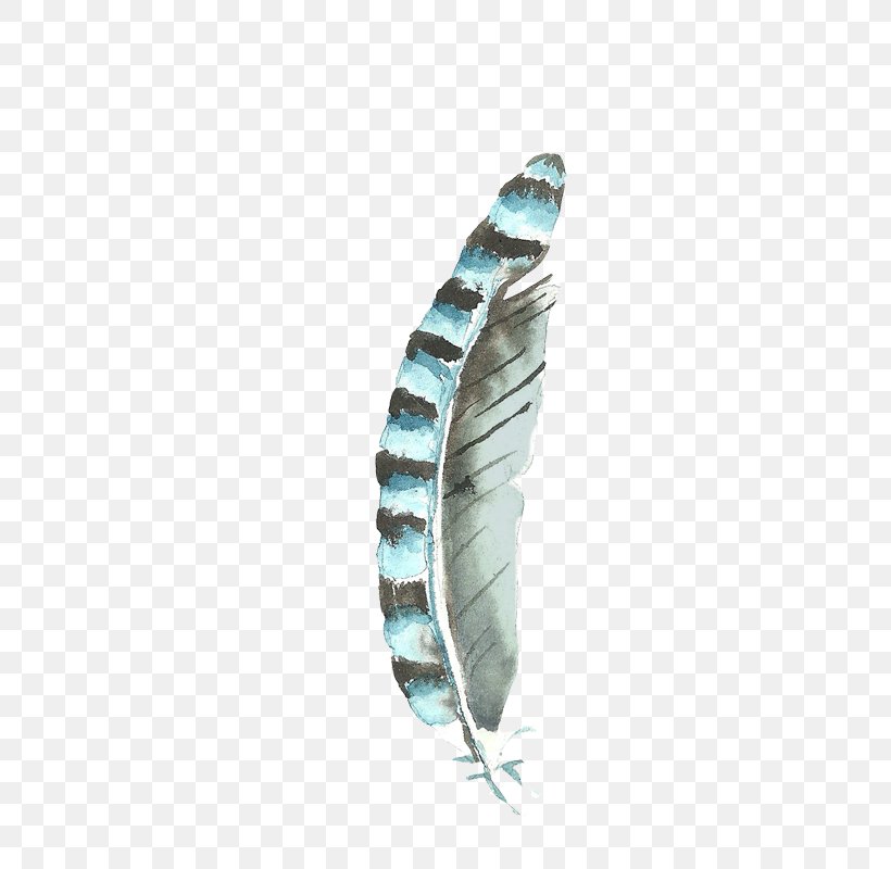 Watercolor Painting Feather, PNG, 800x800px, Watercolor Painting, Aqua, Art, Body Jewelry, Distemper Download Free