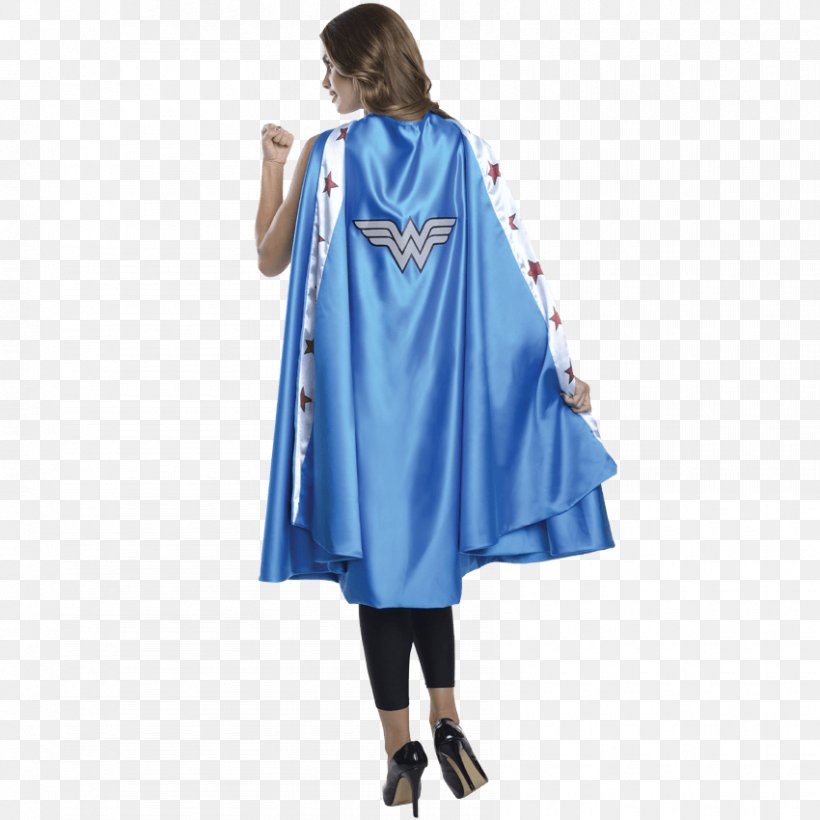 Wonder Woman Robe Superman Cape Clothing Accessories, PNG, 850x850px, Wonder Woman, Batman V Superman Dawn Of Justice, Blue, Cape, Cloak Download Free