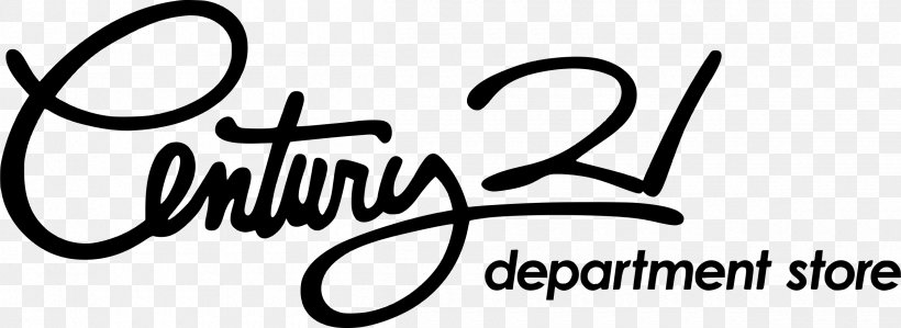 Century 21 Department Store Retail Shopping, PNG, 2400x878px, Century 21, Area, Black, Black And White, Brand Download Free