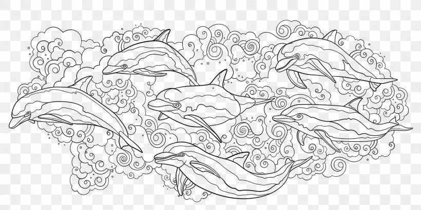 Coloring Book Drawing Art Black And White Sketch, PNG, 1400x700px, Coloring Book, Area, Art, Artwork, Black And White Download Free