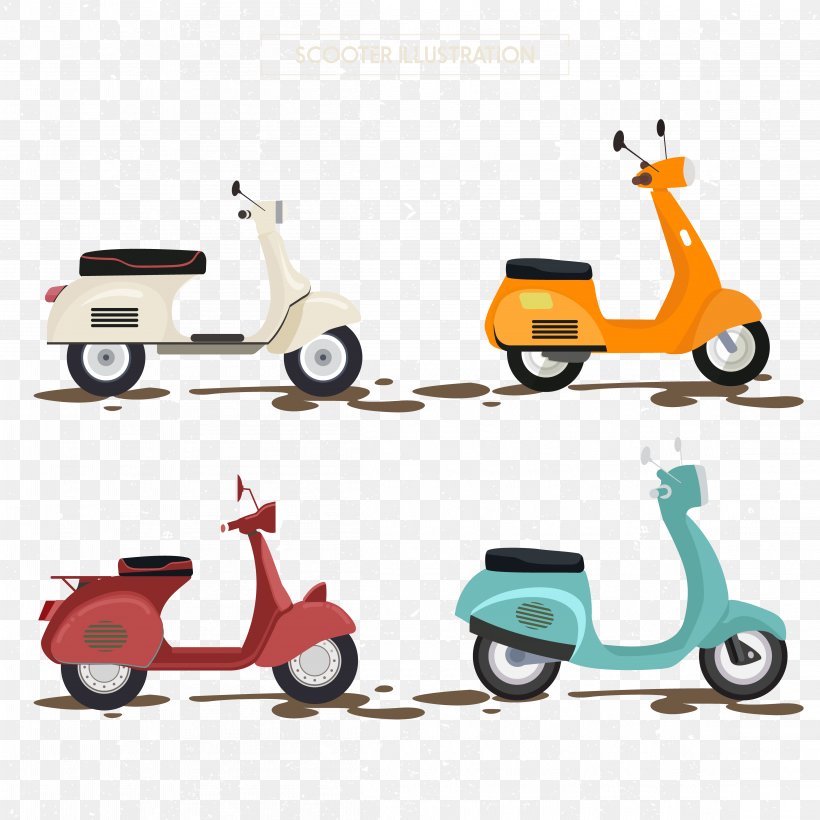 Kick Scooter Car Electric Motorcycles And Scooters Illustration, PNG, 4614x4614px, Scooter, Automotive Design, Car, Electric Motorcycles And Scooters, Gratis Download Free