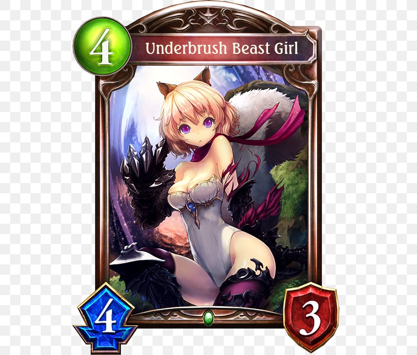 Shadowverse Hybrid Beasts In Folklore Werewolf カード Cygames, PNG, 536x698px, Watercolor, Cartoon, Flower, Frame, Heart Download Free