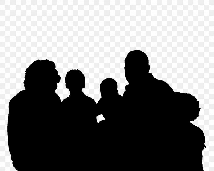 Silhouette Portrait Family Clip Art, PNG, 1600x1280px, Silhouette, Art, Black And White, Child, Communication Download Free