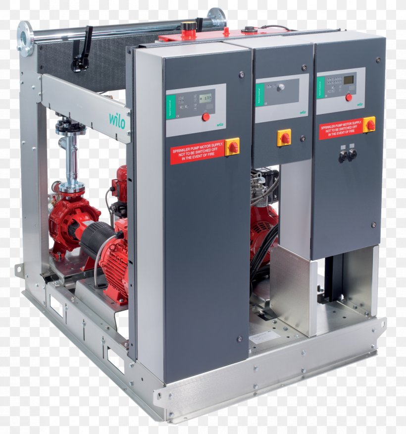 WILO Group Pumping Station Salmson Fire Sprinkler System, PNG, 1198x1280px, Wilo Group, Fire Sprinkler System, Firefighting, Grundfos, Machine Download Free