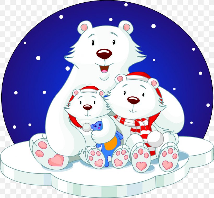 Polar Bear Holiday Clip Art, PNG, 1000x922px, Watercolor, Cartoon, Flower, Frame, Heart Download Free