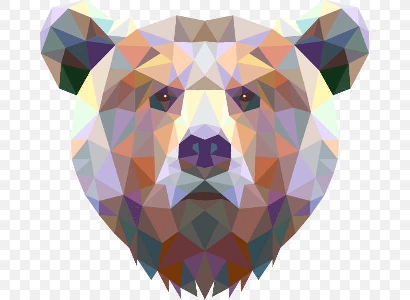 American Black Bear Koala Geometry Giant Panda, PNG, 658x600px, Bear, American Black Bear, Decal, Geometry, Giant Panda Download Free