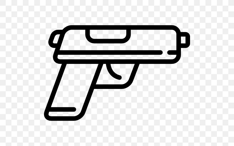 Gun Video Game Weapon Clip Art, PNG, 512x512px, Gun, Area, Automotive Exterior, Black And White, Firearm Download Free