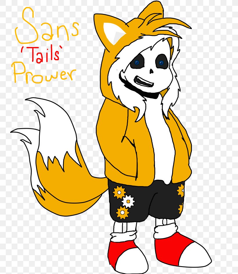 Tails Undertale Sans. Sonic X Art, PNG, 750x945px, Tails, Art, Artwork, Black And White, Carnivoran Download Free