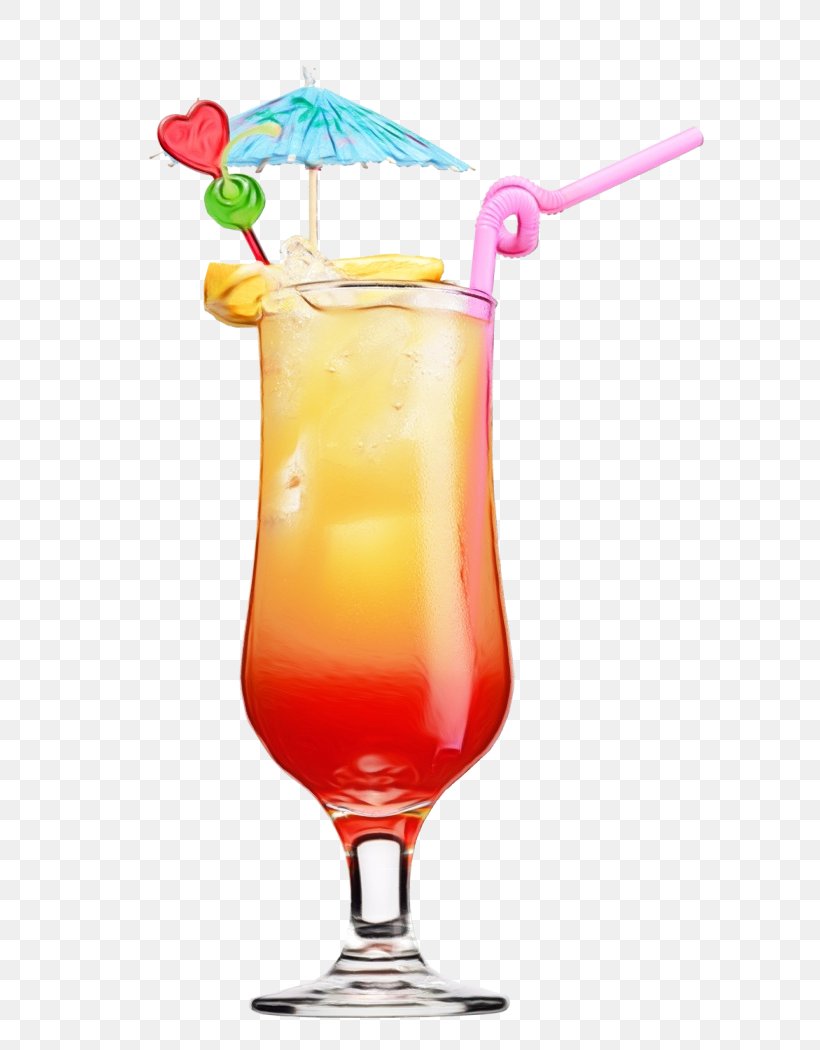 Drink Cocktail Garnish Hurricane Juice Alcoholic Beverage, PNG, 700x1050px, Watercolor, Alcoholic Beverage, Bay Breeze, Cocktail, Cocktail Garnish Download Free