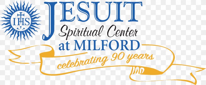 Jesuit Spiritual Center At Milford Society Of Jesus Retreat Loyola Academy Ignatian Spirituality, PNG, 2195x909px, Society Of Jesus, Apostle, Area, Blue, Brand Download Free