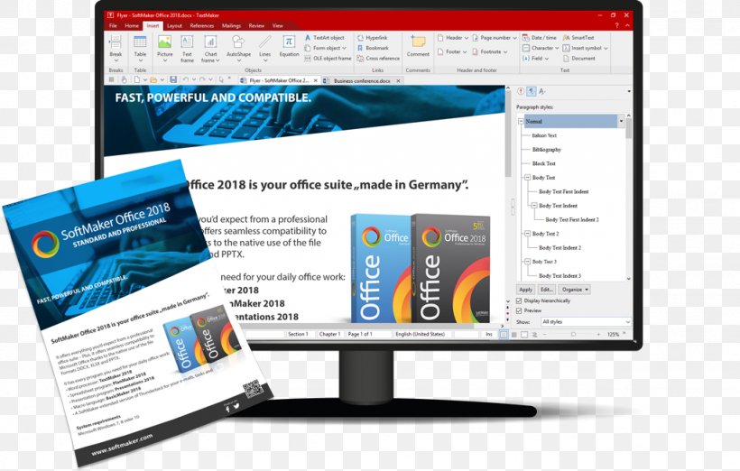 SoftMaker Office TextMaker Microsoft Office, PNG, 1024x653px, Softmaker Office, Brand, Computer, Computer Monitor, Computer Monitor Accessory Download Free