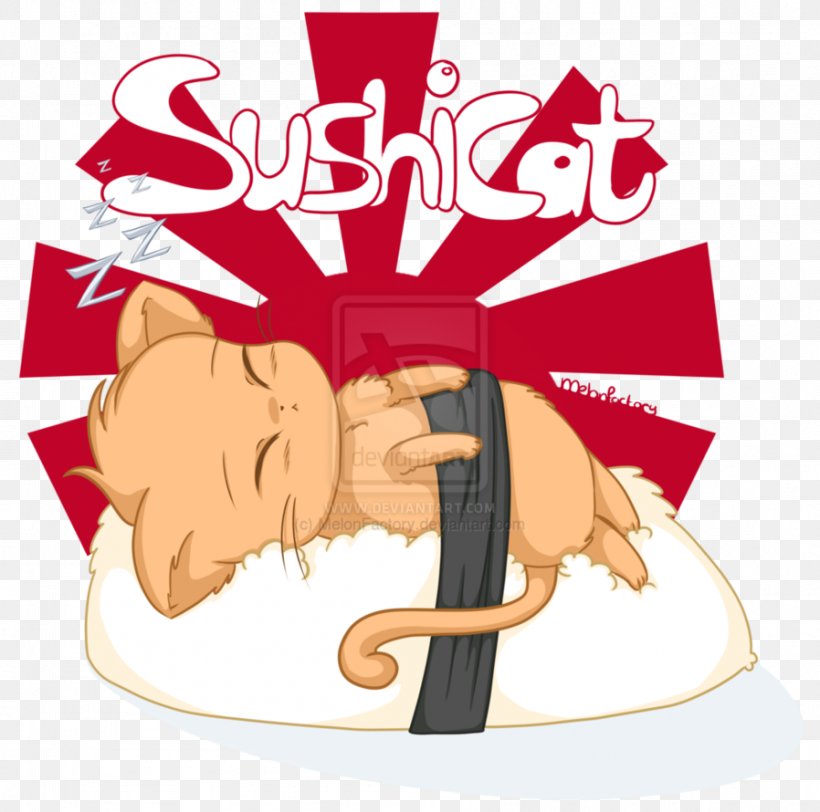 Sushi Cat Sushi Cat Kavaii Kitten, PNG, 898x890px, Sushi, Art, Cat, Cat Play And Toys, Cuteness Download Free
