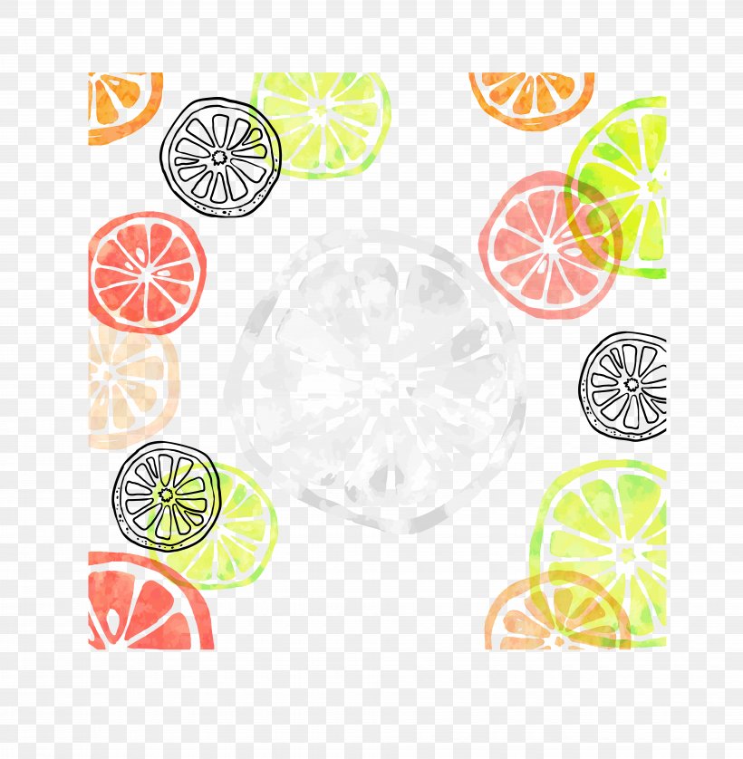 Euclidean Vector Clip Art, PNG, 7625x7800px, Lemon, Area, Food, Fruit, Grapefruit Download Free