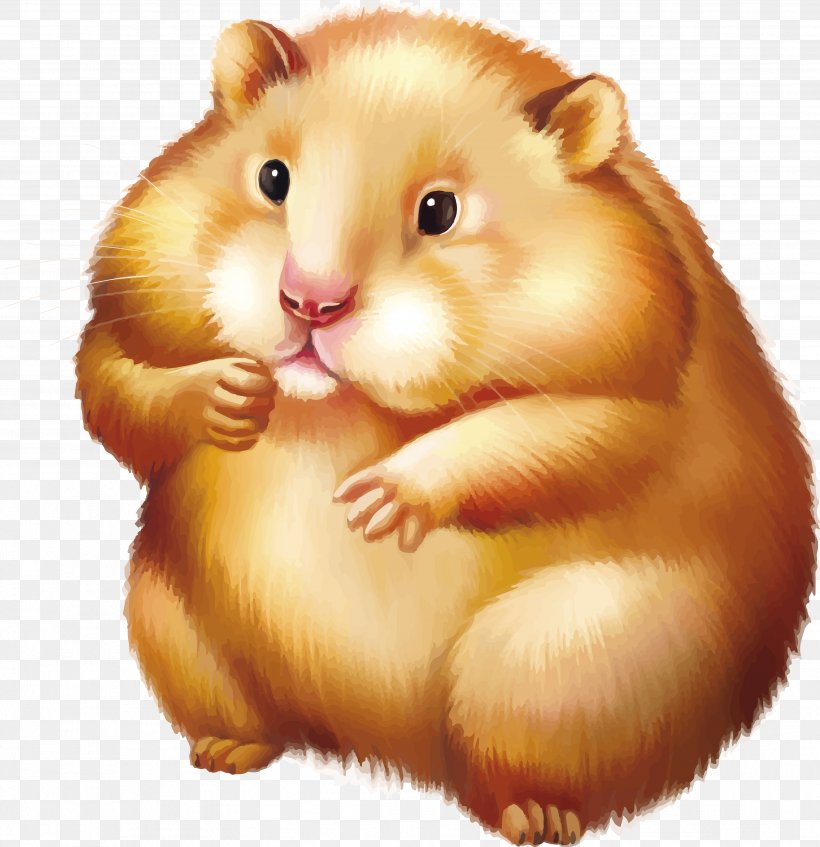 Golden Hamster Gerbil Mouse Stock Photography, PNG, 3519x3637px, Hamster, Art, Dormouse, Fauna, Gerbil Download Free