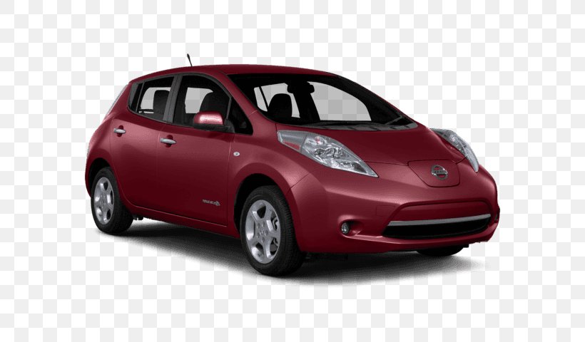 Nissan Leaf City Car Mid-size Car, PNG, 640x480px, Nissan Leaf, Automotive Design, Automotive Exterior, Brand, Bumper Download Free