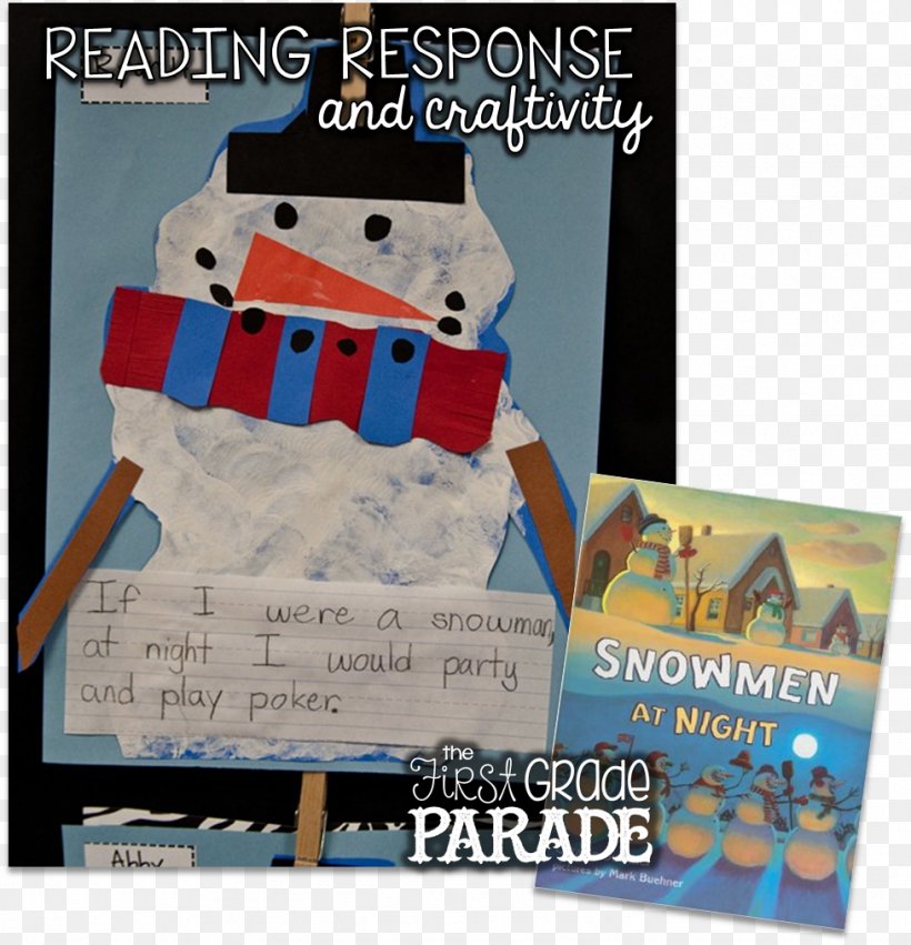 Snowmen At Night Writing Snowman First Grade Book, PNG, 977x1015px, Snowmen At Night, Book, Child, Classroom, Craft Download Free
