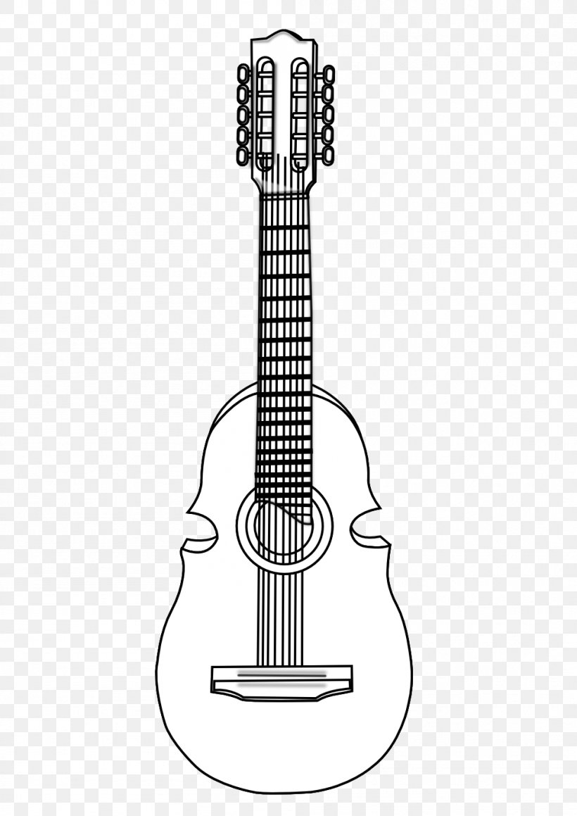 Guitar Musical Theatre Line Art Cuatro, PNG, 999x1413px, Watercolor, Cartoon, Flower, Frame, Heart Download Free