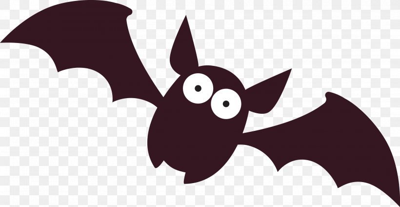 Halloween Bats Bat, PNG, 3355x1737px, Halloween, Animation, Bat, Bats, Cartoon Download Free