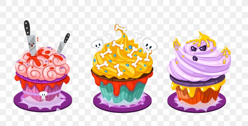 Cupcake Halloween Cake Candy Corn Clip Art, PNG, 2026x1030px, Cupcake, Bake Sale, Cake, Candy, Candy Corn Download Free
