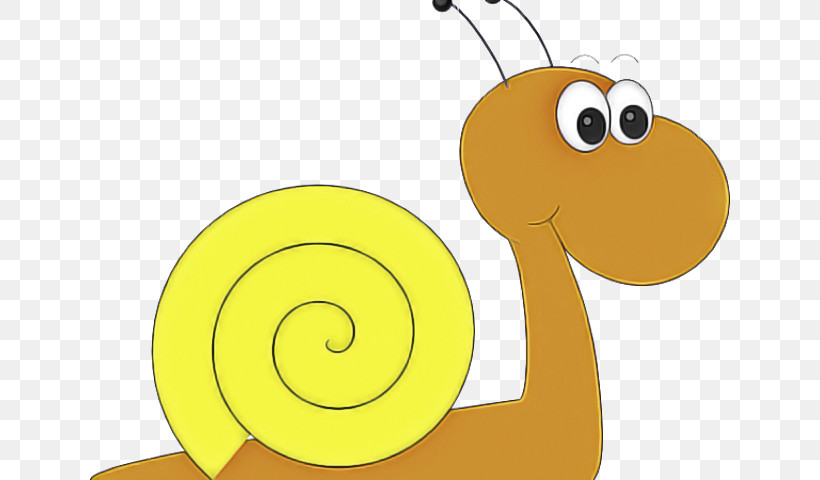 Cartoon Yellow Insect Snails And Slugs Snail, PNG, 640x480px, Cartoon, Insect, Membranewinged Insect, Snail, Snails And Slugs Download Free