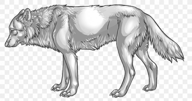Gray Wolf Line Art DeviantArt Sketch, PNG, 1050x554px, Gray Wolf, Art, Artwork, Black And White, Carnivoran Download Free