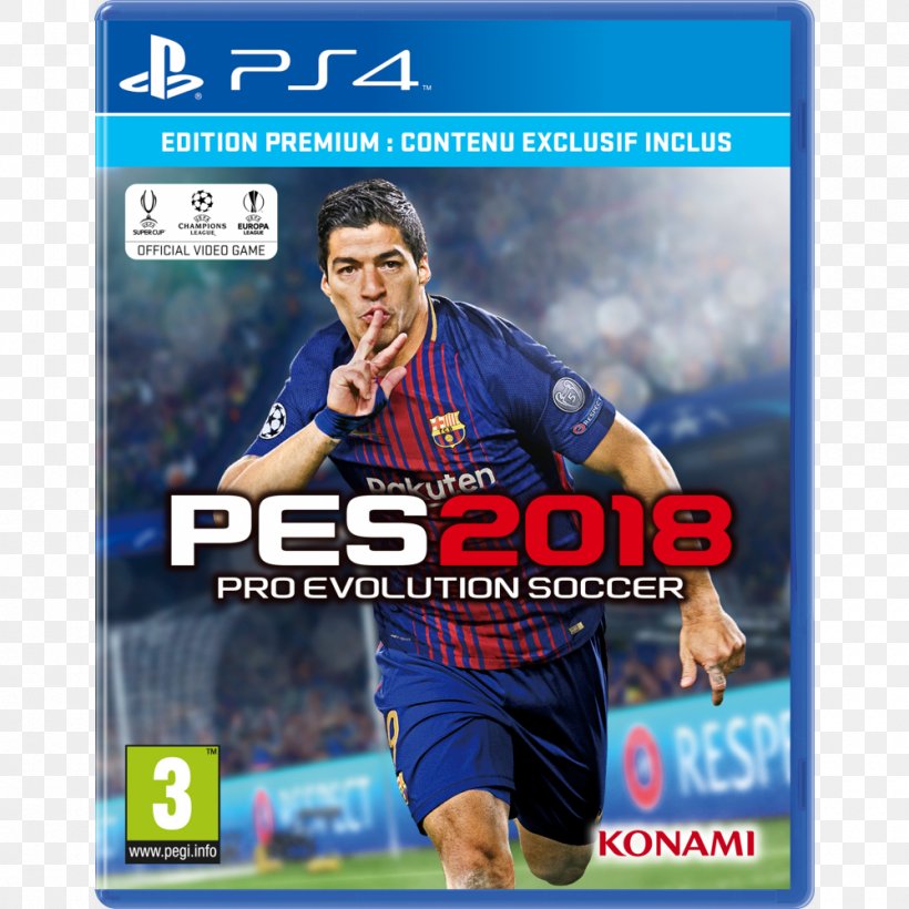 Pro Evolution Soccer 2018 Pro Evolution Soccer 2016 Xbox 360 PlayStation 4 Konami, PNG, 1000x1000px, Pro Evolution Soccer 2018, Fifa, Game, Konami, Neymar Download Free
