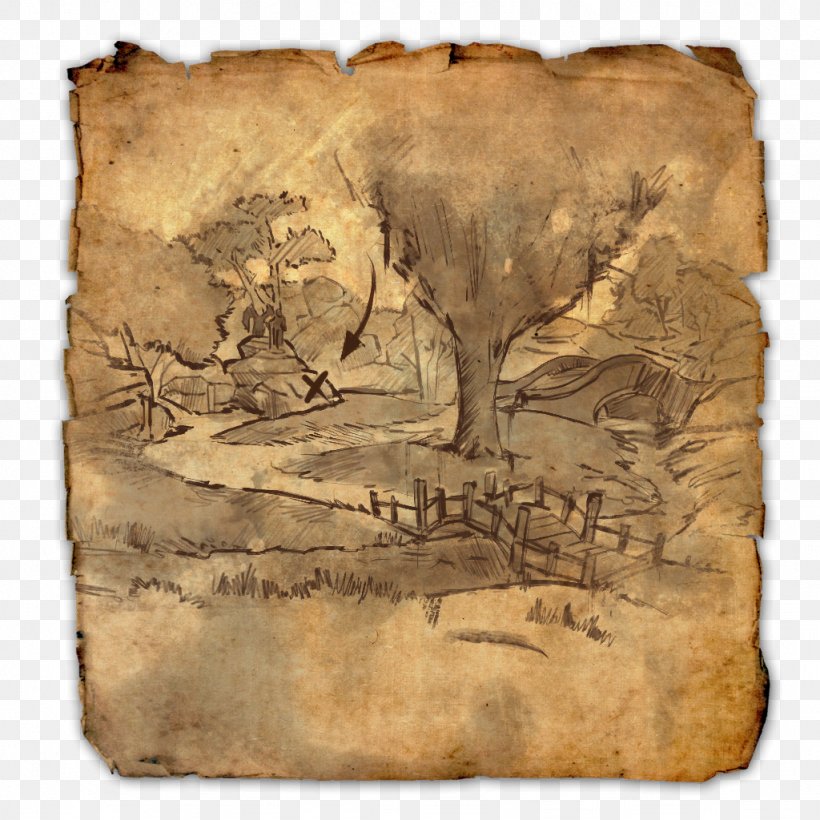 The Elder Scrolls Online Treasure Map Rift, PNG, 1024x1024px, Elder Scrolls Online, Buried Treasure, Elder Scrolls, Game, Location Download Free