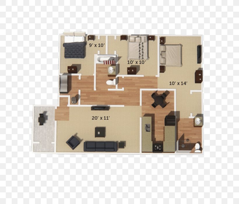 House Floor Plan Apartment Bedroom Renting, PNG, 700x700px, House, Amenity, Apartment, Bathroom, Bedroom Download Free